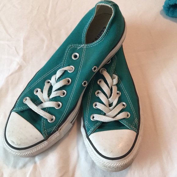 Teal Converse - Picture 2 of 4